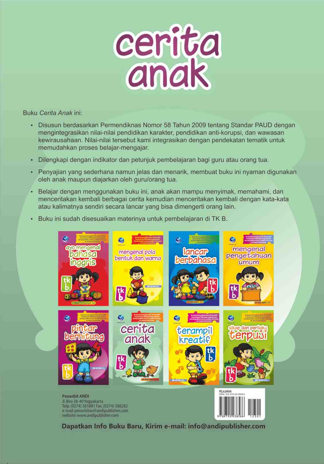 Buku Cerita Anak- TK B